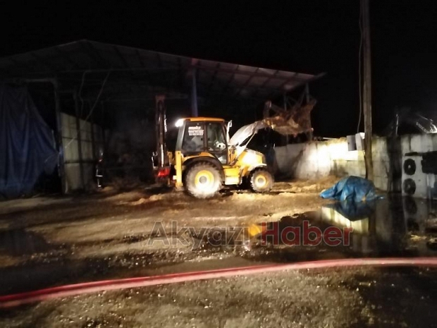 Besi çiftçiliğinde çıkan yangın kontrol altına alındı