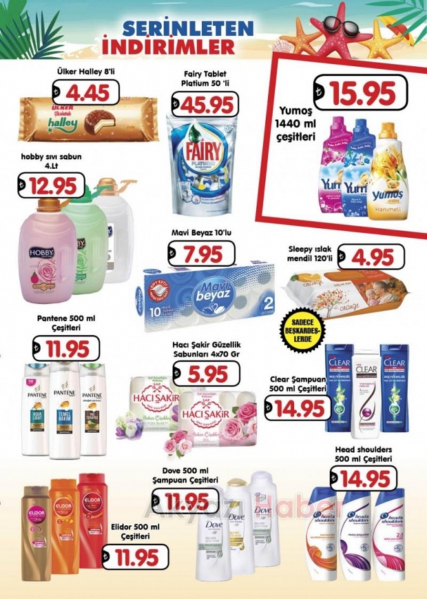Beşkardeşler Market Serinleten İndirimler Başladı
