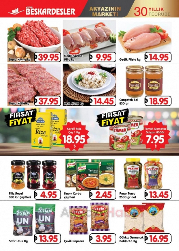 Beşkardeşler Marketten Sonbahar İndirimleri