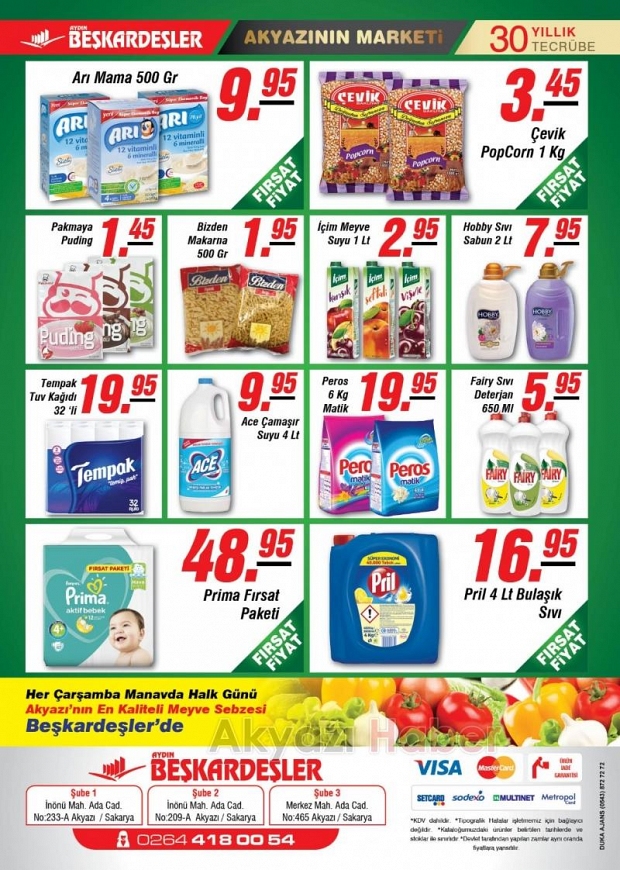 Beşkardeşler Mart Ayı İndirim Kataloğu