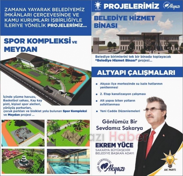 Bilal Soykan önceli projelerini açıkladı 