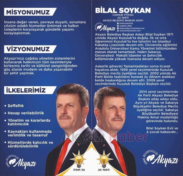 Bilal Soykan önceli projelerini açıkladı 