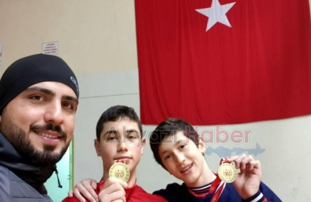 Bilek Güreşinde İl Birincileri Akyazıdan
