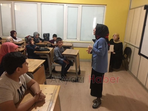 BİLGİ VE KÜLTÜR EVİ YAZ KURAN KURSU EĞİTİME BAŞLADI