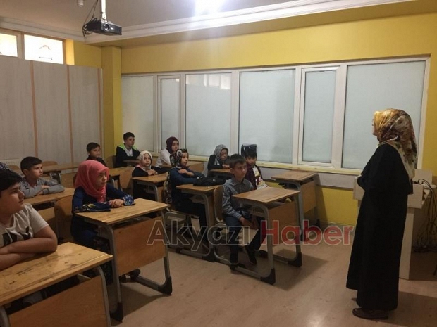 BİLGİ VE KÜLTÜR EVİ YAZ KURAN KURSU EĞİTİME BAŞLADI