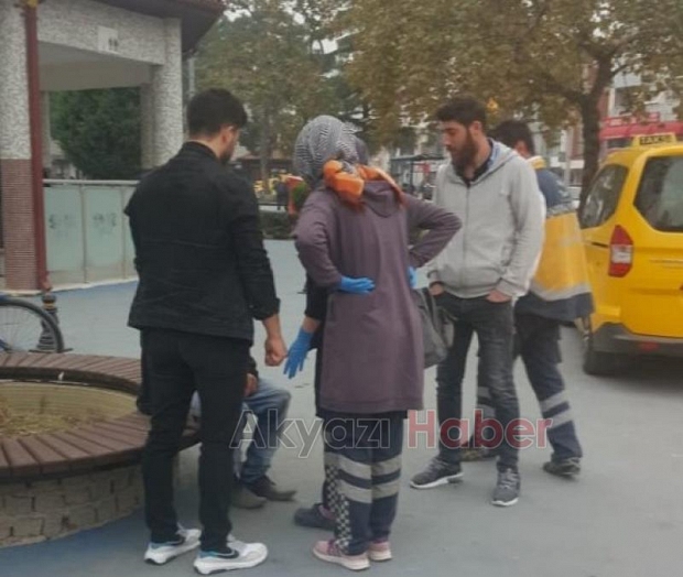 Bir anda kadına sarıldı Tacizci sanılıp darp edildi