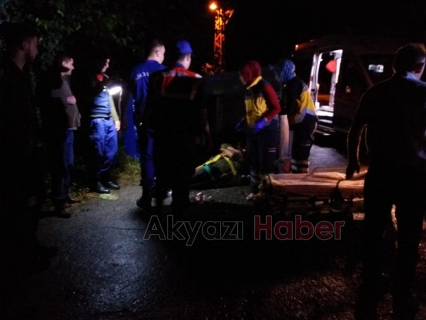Bir Anda Kontrolden Çıkan Tarım Aracı Takla Attı