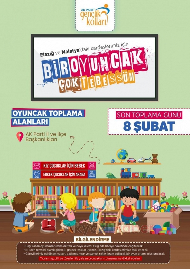 Bir Oyuncak Çok Tebessüm etkinliği düzenlendi