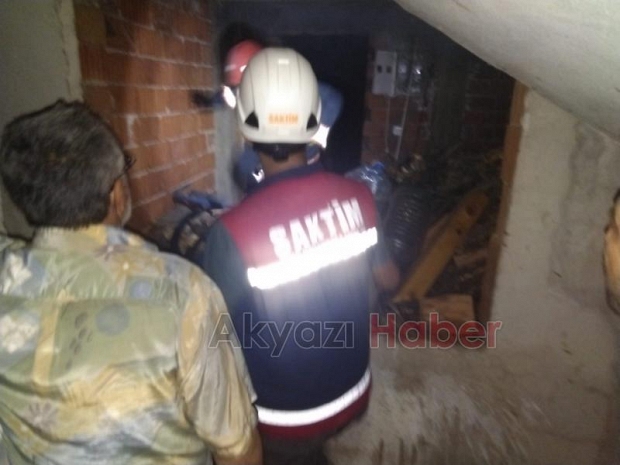 Bodrumda Çıkan Yangına SAKTİMden Erken Müdahale