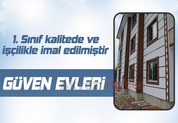 Bu Daireler Kaçmaz!! GÜVEN EVLERİ SATIŞLARI BAŞLADI