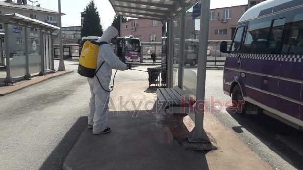 Büyükşehir dezenfekte ekipleri çalışmalara devam ediyor