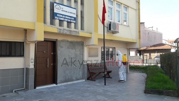 Büyükşehir dezenfekte ekipleri çalışmalara devam ediyor