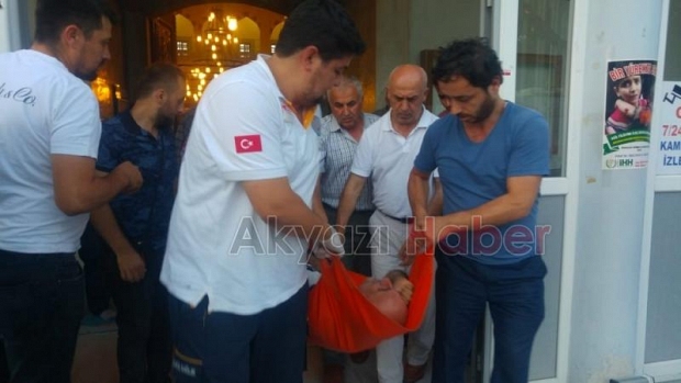 Camide sara krizi geçirdi