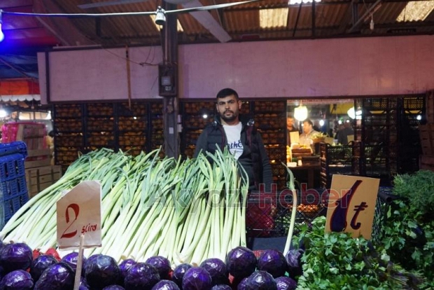 Çarşamba Pazarına kış geldi