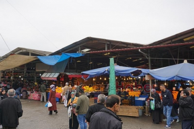 Çarşamba Pazarına kış geldi