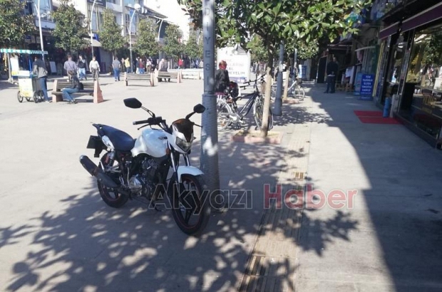 Çarşı İçinde Bisiklet ve Motosiklet Sorunu Devam Ediyor