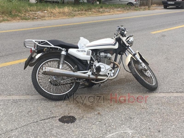 Cip ile motosiklet çarpıştı: 1yaralı