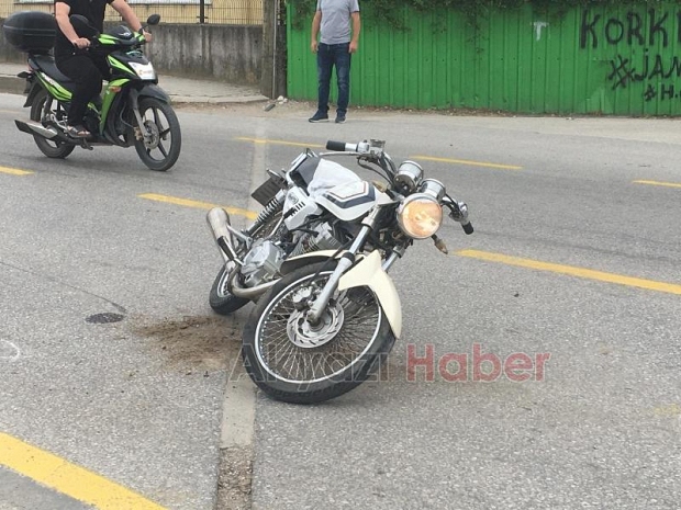 Cip ile motosiklet çarpıştı: 1yaralı