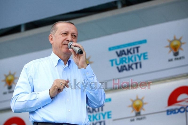 Cumhurbaşkanı Recep Tayyip Erdoğan'ın Sakarya Mitingi
