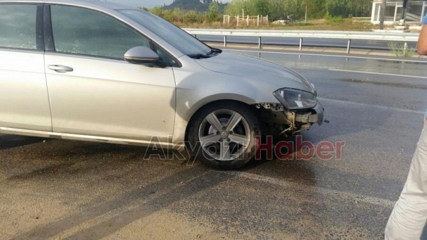 D 140  da kaza Şarampole Düştü