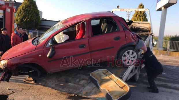 D100de Takla Attı 1 Yaralı
