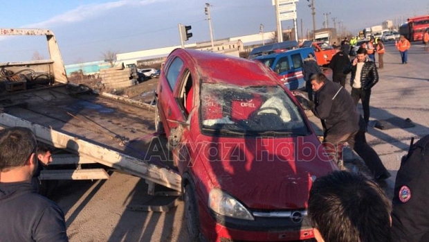 D100de Takla Attı 1 Yaralı