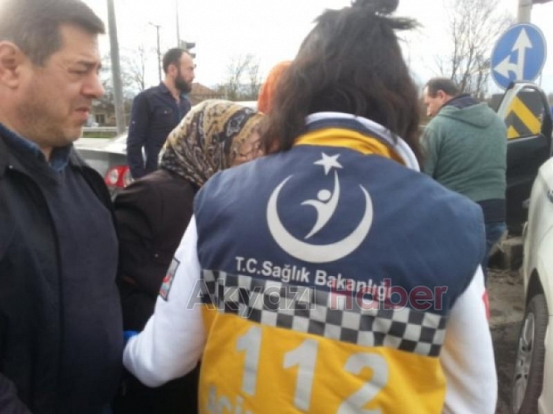D100 Ormanköy Kavşağında  Işık ihlali kazası