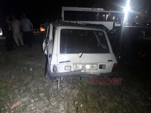 D140 Kara Yolunda Zincirleme Kaza 3 Yaralı 