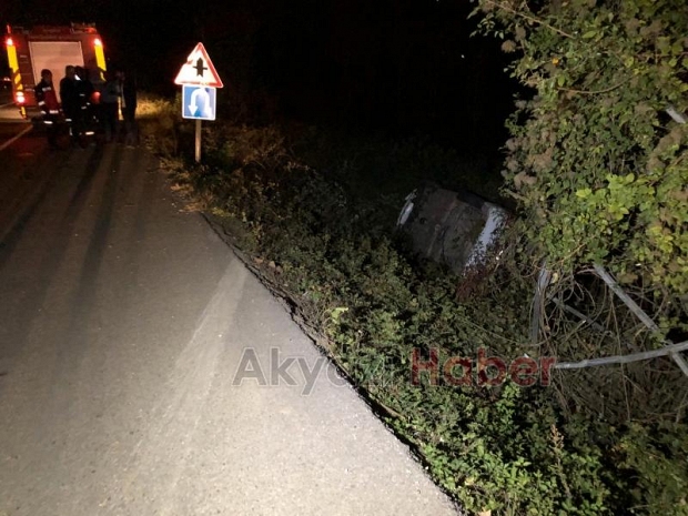 D140 Karayolunda Trafik Kazası 