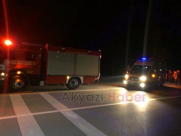 D140 Karayolunda Trafik Kazası 
