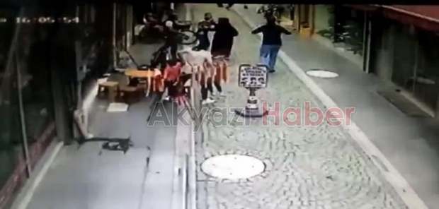 Deprem anındaki panik kamerada