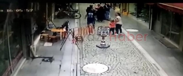 Deprem anındaki panik kamerada