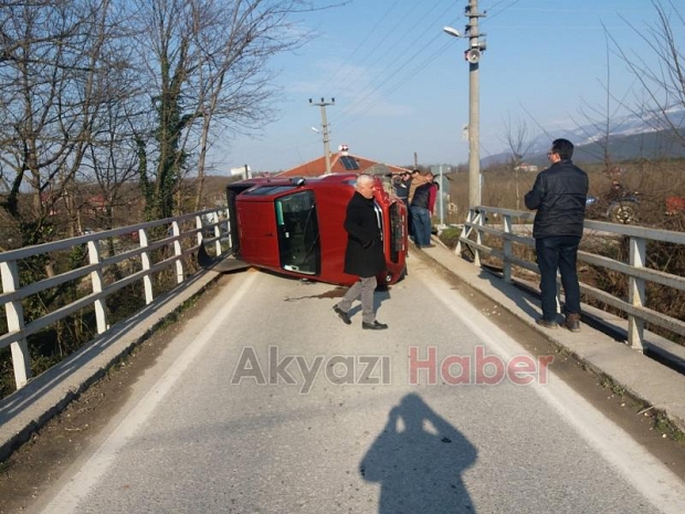 Dereye uçmaktan son anda kurtuldu