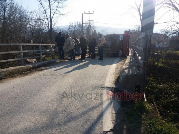 Dereye uçmaktan son anda kurtuldu