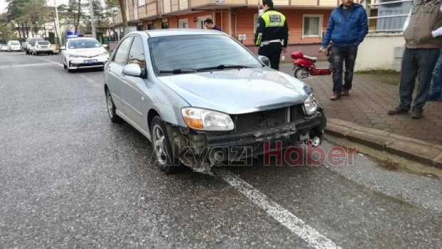 Dikkatsizlik kazayla sonuçlandı