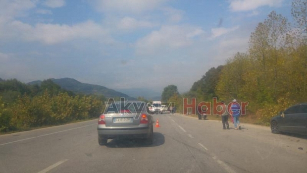 Dokurcun yolunda otomobiller çarpıştı 6 yaralı