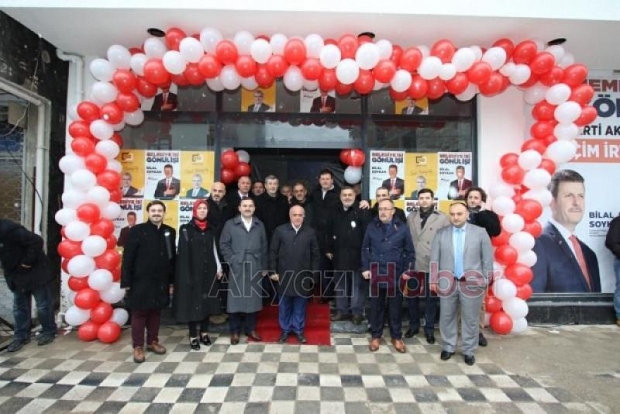 Ekrem Yüce Akyazı da  Seçim İrtibat Bürosu Açtı