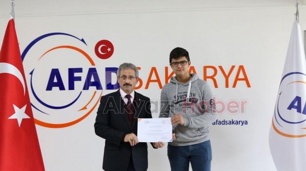 Emre Harman ve Adem Kılıç Teşekkür Belgesi Aldı
