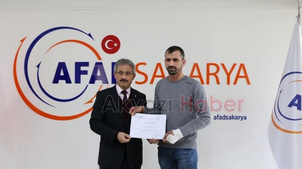 Emre Harman ve Adem Kılıç Teşekkür Belgesi Aldı