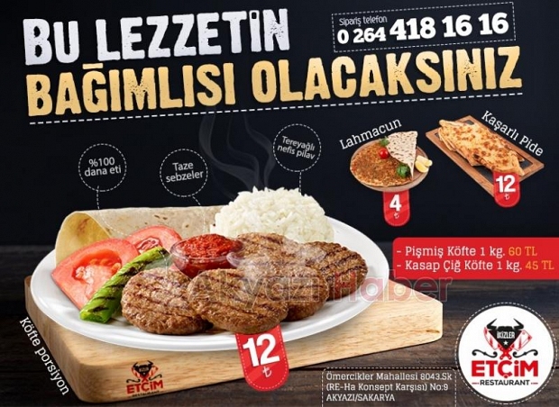 İkizler Etçim restaurant değerli müşterilerine hizmete devam ediyor