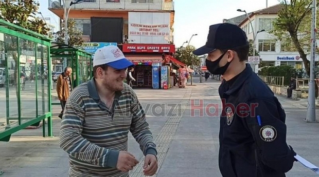 Engelli vatandaşa Polis Sahip Çıktı 