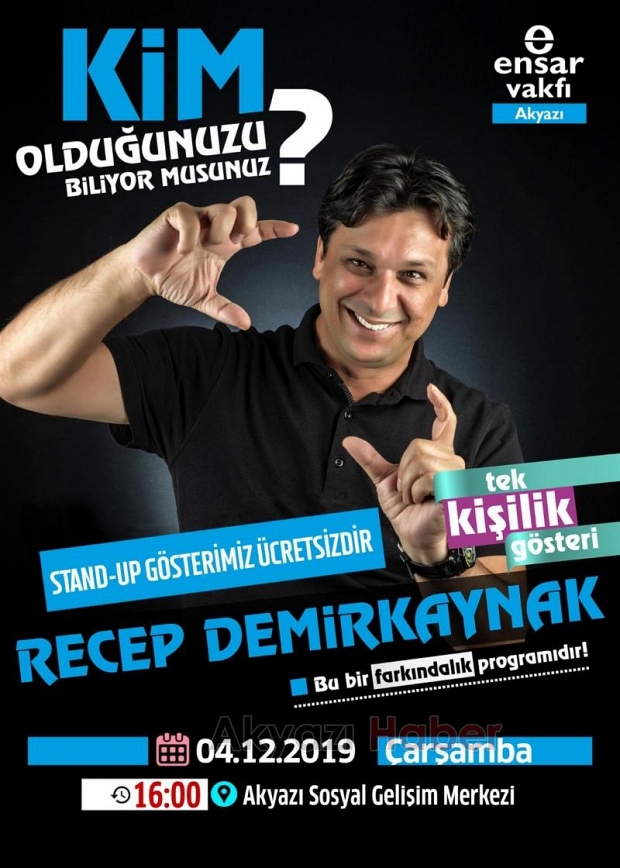 Ensar Vakfından Stand Up programı