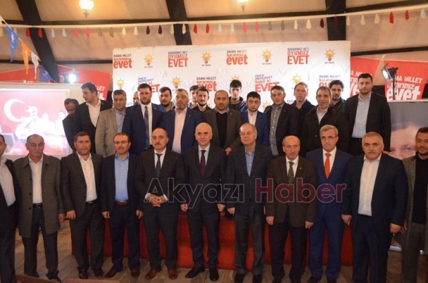 Erol Kaya Akyazı da Toplantı Yaptı