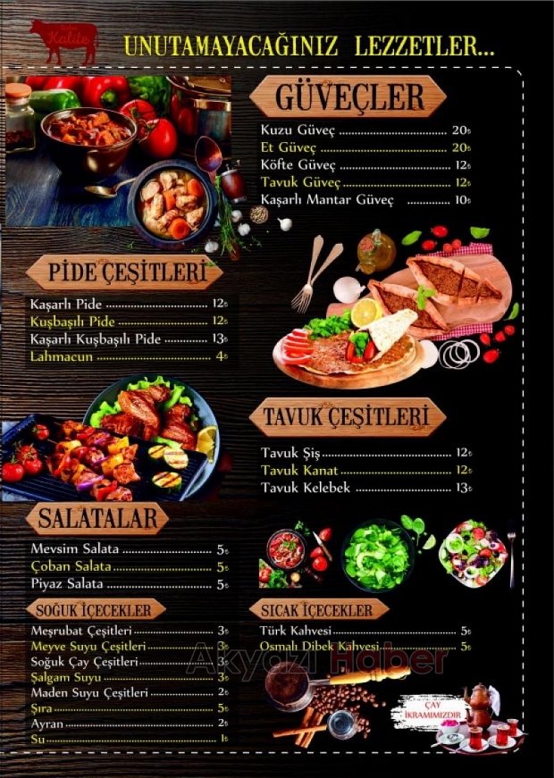 Etçim Restaurantın menülerini hala denemediniz mi