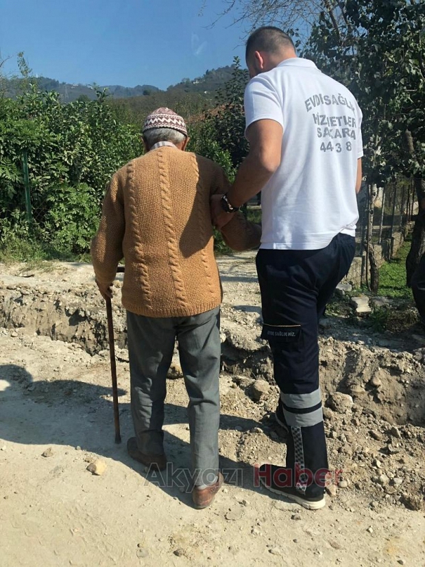 EVDE SAĞLIK HİZMETİ PERSONELİ  HAYIR DUASI ALDI