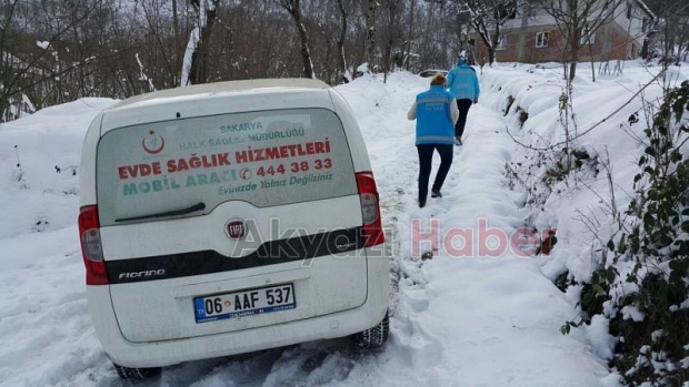 Evde Sağlık Hizmetleri Kar Kış Durmadan Çalışıyor