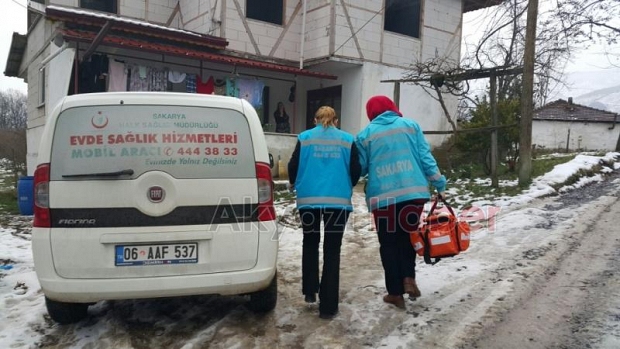 Evde Sağlık Hizmetleri Kar Kış Durmadan Çalışıyor