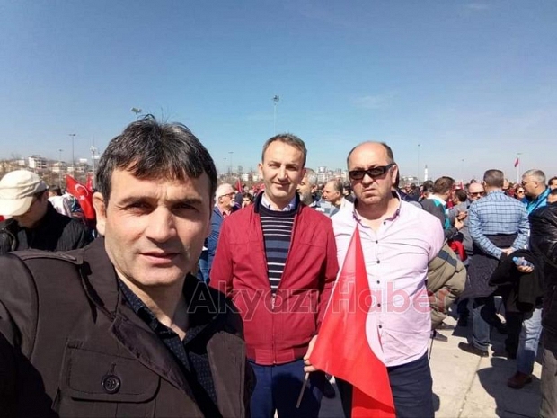 EYT mitingine Akyazıdan da katılım oldu