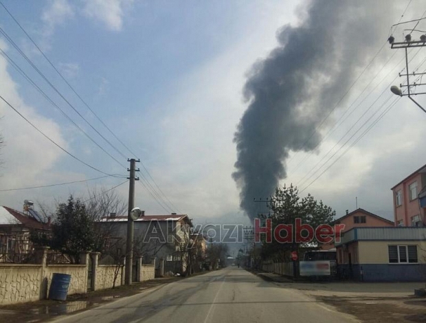 Yağcılar da Depo Yangını