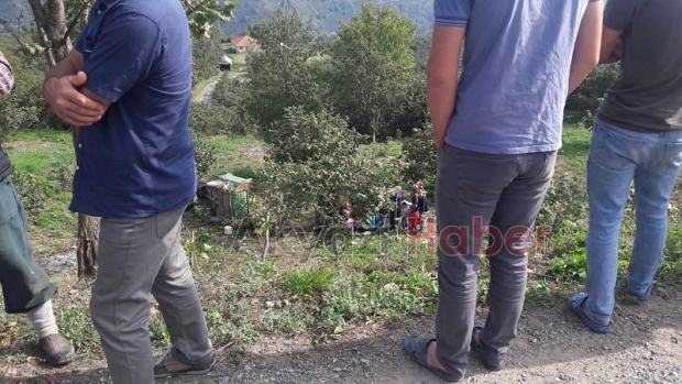 Faciadan dönüldü patpat şarampole uçtu
